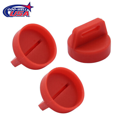 3x Red Ignition Key Cover Fit for Polaris Sportsman Scrambler Ranger RZR 