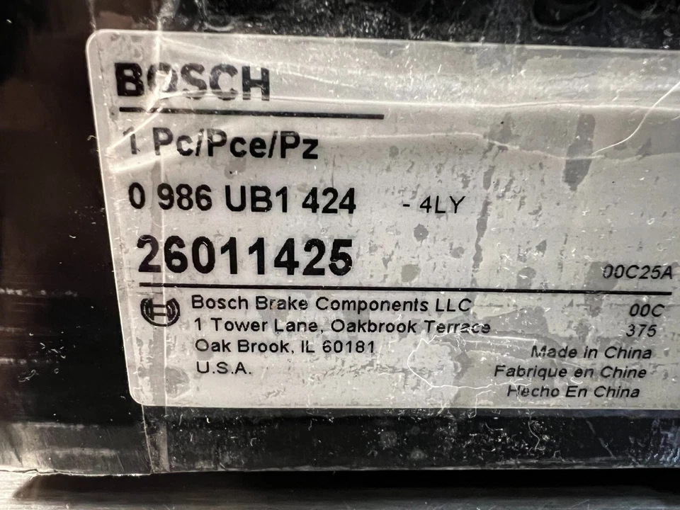 Rotor de freio a disco Bosch dianteiro 26011425 compatível com 2009-14 Acura TL - Imagem 2 de 2