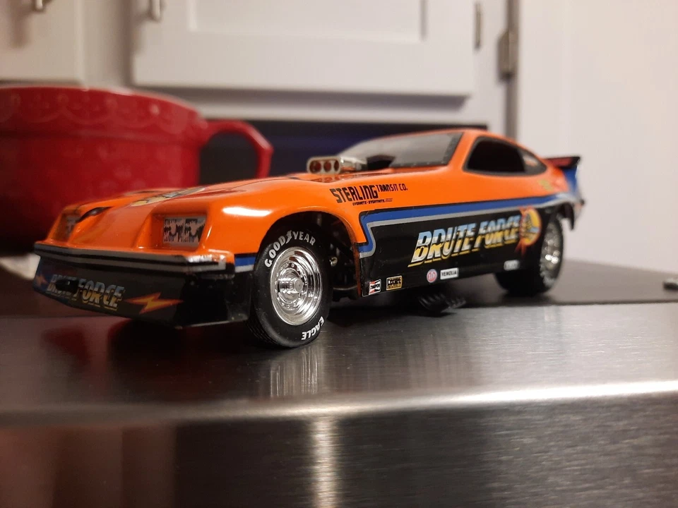 1978 Monza Orange John Force  Brute Force Action 1:24 Diecast Funnycar #3079of5k - Image 4 of 4