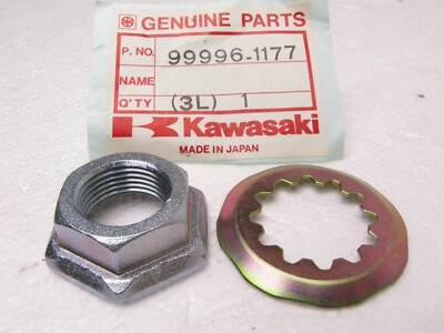 Kawasaki New NOS Genuine # 99996-1177 Washer and Nut Set | eBay