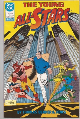 YOUNG ALL-STARS, THE #7 - SOMEWHERE IN THIS FAVORED LAND! - DC - 1987