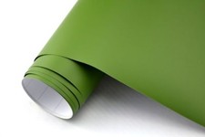 8€/m² Auto Folie OLIVE MATT 300 x 152 cm 3D Klebefolie Wrapping blasenfrei