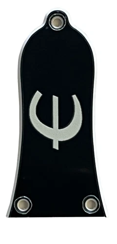 For Gibson Epiphone Guitar Truss Rod Cover 3 Holes Style Black Guitar Pickguard