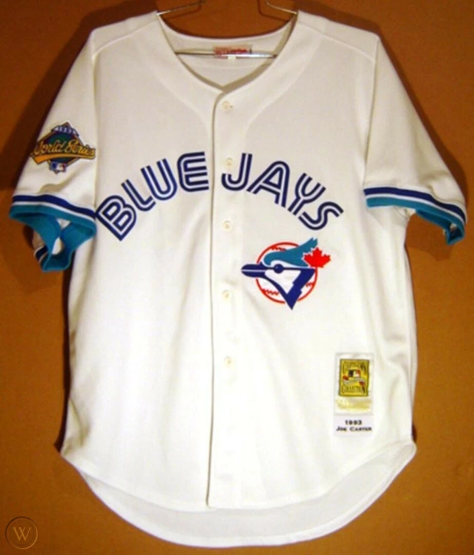 Mitchell & Ness Joe Carter Toronto Blue Jays 1993 Authentic Cooperstown Collection Mesh Batting Practice Jersey - Royal