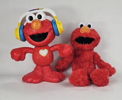 Musical ELMO Lets Dance With Headphones Sings Talks & Dances & Tickle Me ELMO