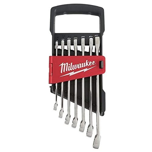 Set Chiavi Combinate Milwaukee 932464257 Metriche | 7 Pezzi Acciaio Cr-V