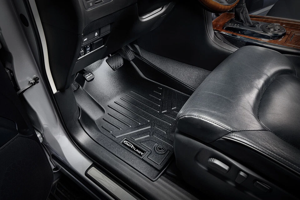 SMARTLINER Custom Fit Floor Mats 3 Row Liner 2014-2018 Armada Infiniti QX56 QX80 Foto 2 de 4