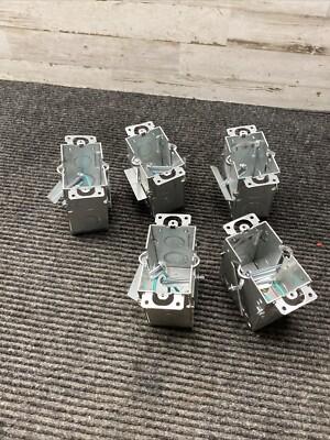 NEW LOT OF 5 Orbit TGD-1 3-1/2  DEEP,  1-GANG OLD WORK TIGERGRIP BOX CONDUIT