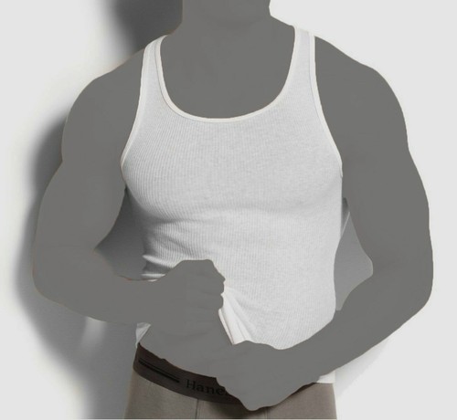 $25 Hanes Mens 1 Pack Sleeveless Tank 