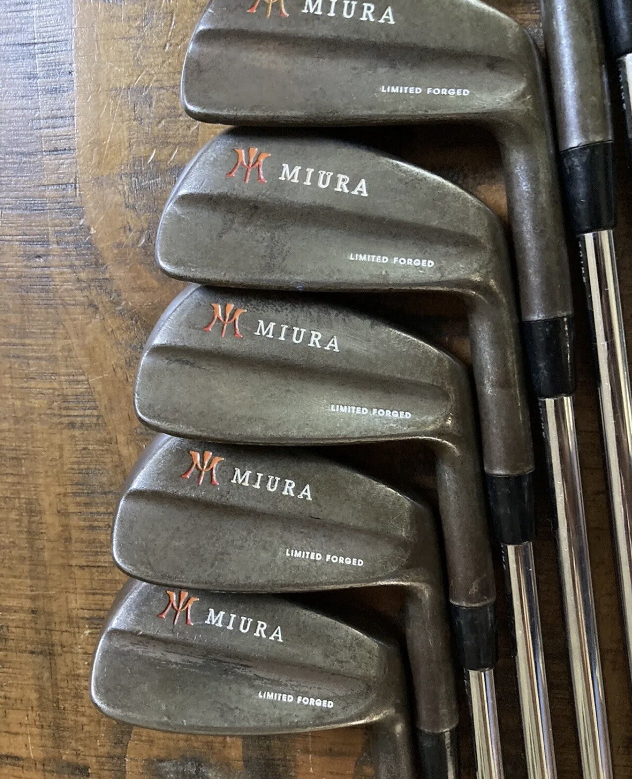 Miura Limited Raw Iron Set / 3P Stiff Flex Steel Shafts 1/4