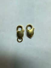 14K Yellow Gold 16mm x 8mm Lobster Claw Lock Clasp 2.5 Grams
