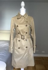 Muji Women’s Light Weight Fall Belted Trench Beige Coat Xs