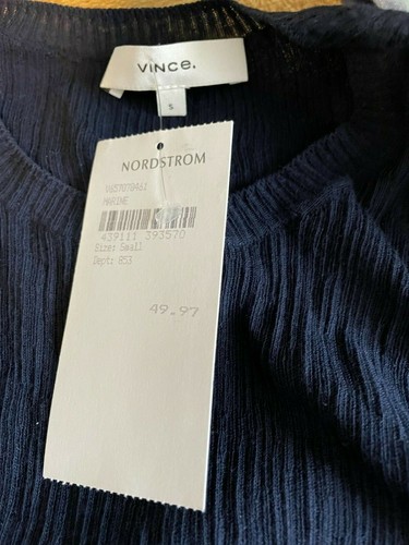 vince broomstick pleat pullover