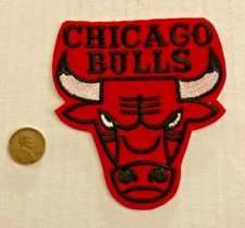 Vintage 4" NBA Chicago Bulls Sew On Patch Very Rare