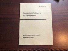1954 SUBMINIATURIZATION TECHNIQUES FOR LOW-FREQUENCY RECEIVERS  DEPT OF Commerc