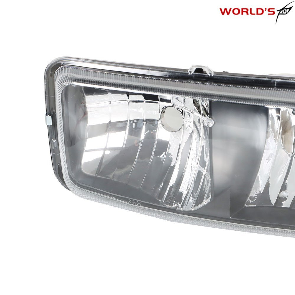 For 199907 GMC Sierra1500+200006 Yukon Headlight Black Housing Clear
