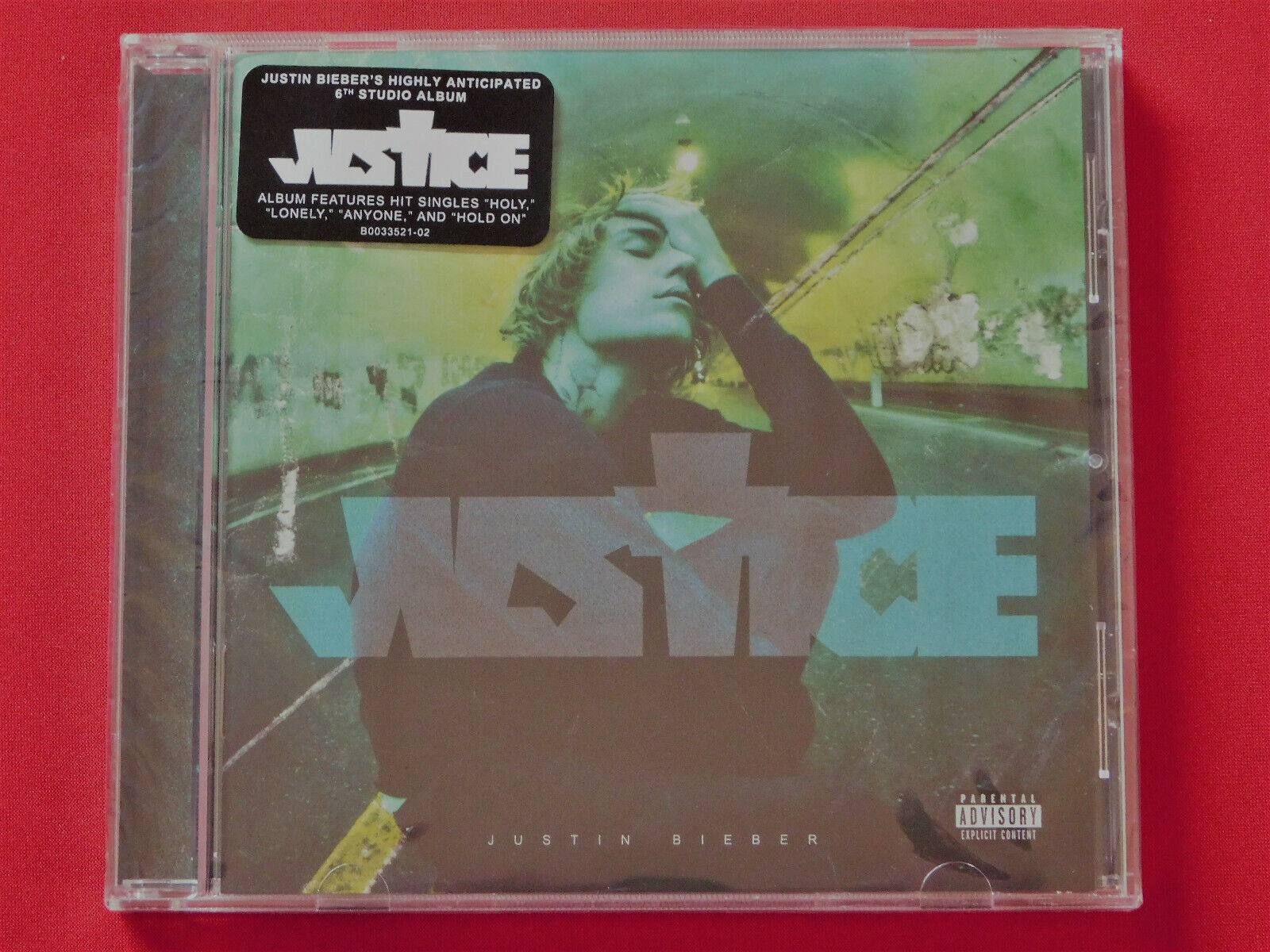 Justin Bieber Justice CD Holy Lonely Anyone Hold On Peaches Ghost 16 New Sealed