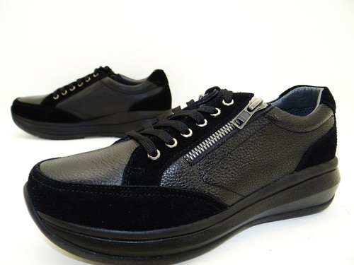 Joya Berlin II Sneaker Laufschuhe Schnürschuhe Bequem Damen Leder Gr.37 2/3