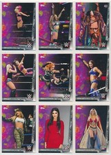 2018 TOPPS WWE WOMEN'S DIVISION COMPLETE MASTER SET INSERTS RC ROUSEY ASUKA