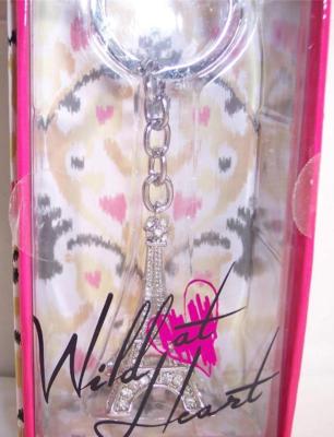 Sicura Wild At Heart Paris Eiffel Tower Key Silver Chain Ring Boxed