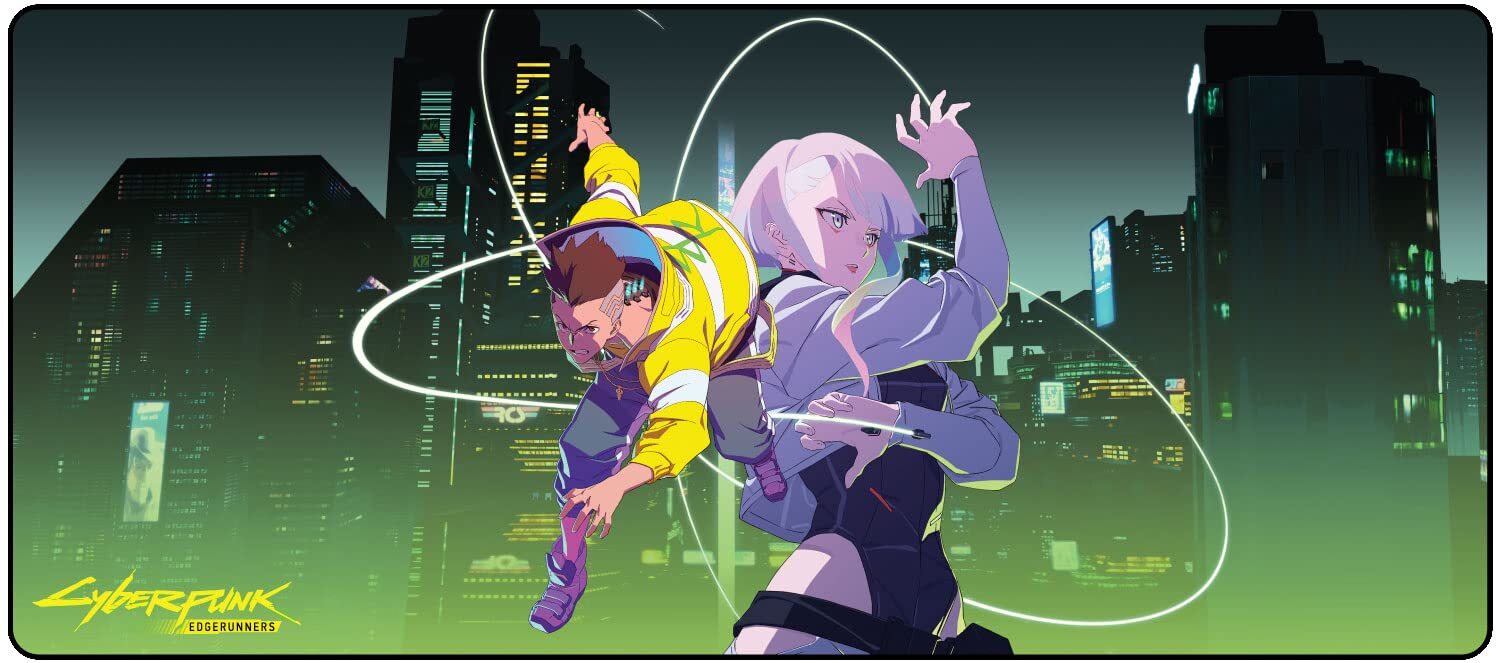 DEVplus Cyberpunk: Edgerunners XXL Tapis de Souris Keyart