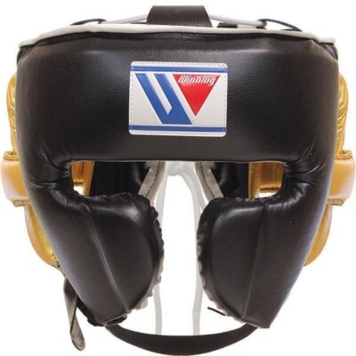 Winning Boxing Head gear CO-FG-2900 size M Blue and Pink Face