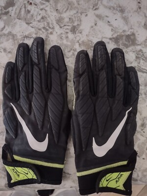 Nike Men Alpha Superbad Football Gloves Size YL used