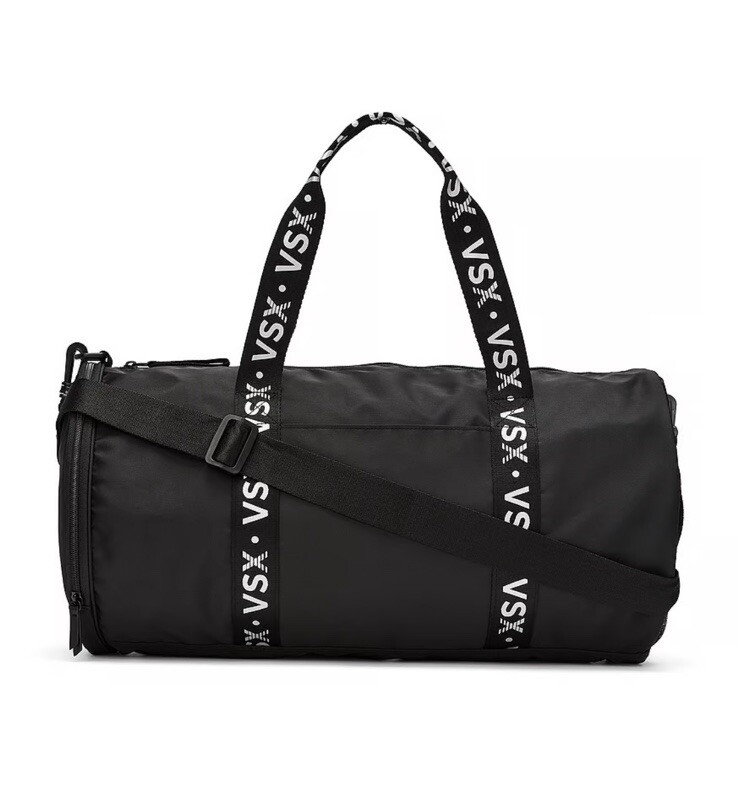 Victorias Secret VSX SPORT Black Duffle Gym Travel BAG Tote NWT | eBay