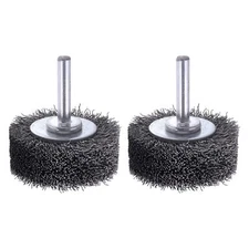 2 Pack Wire Wheel Brush Wire Wheel Brush for Drill Attachment 2 Inch Heavy Dut