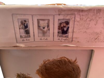 Malden International 3 Opening Hinged Wedding Photo Collage Frame For 4 x 6  