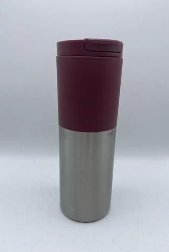 TALL Costa Coffee Stainless Steel Costa Red Tall Travel Cup/ Mug 450ml 16oz VGC - Picture 4 of 4