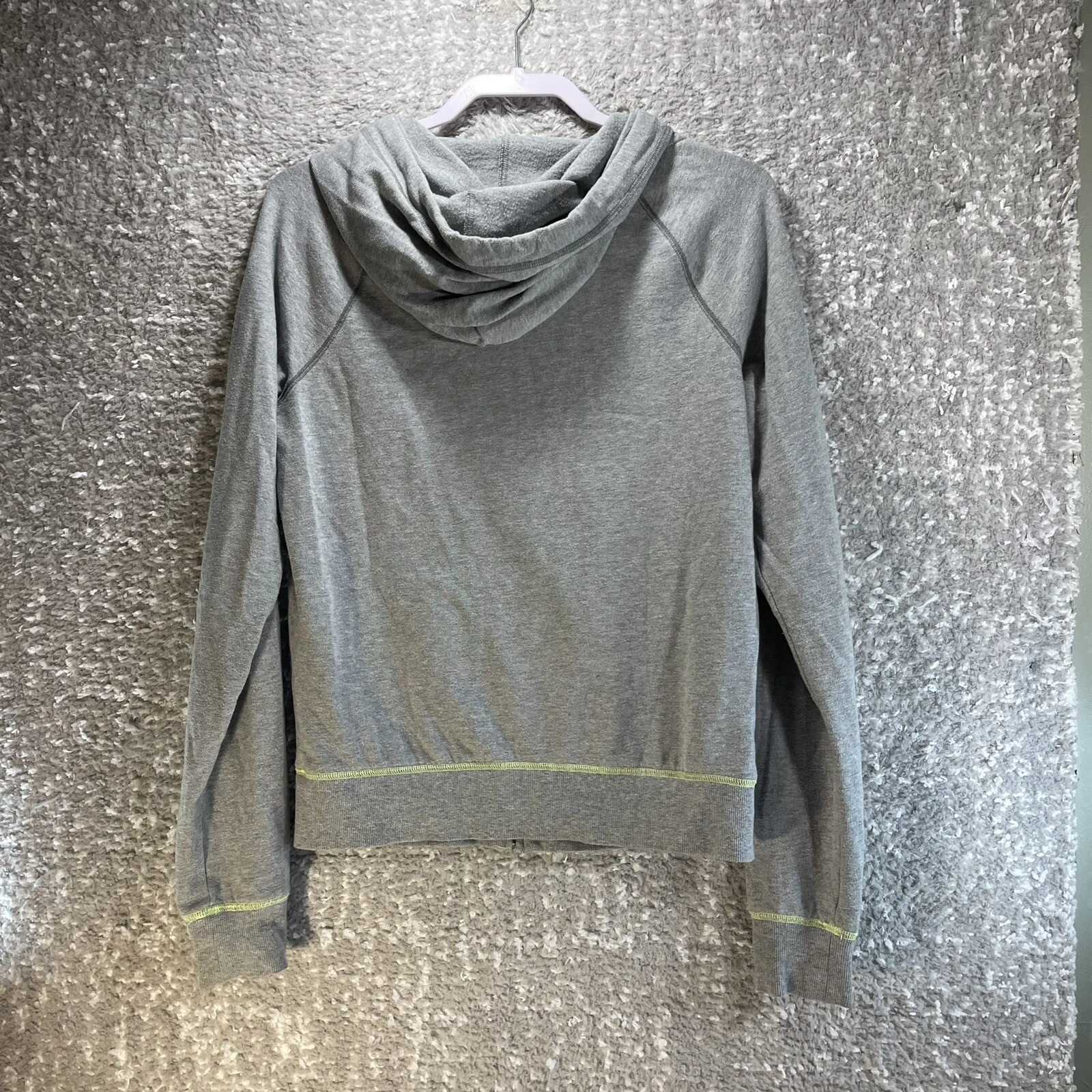 UNDERCOVER Felpa con cappuccio ROSA Victoria Secret donna grigio medio cerniera intera maglione amore rosa