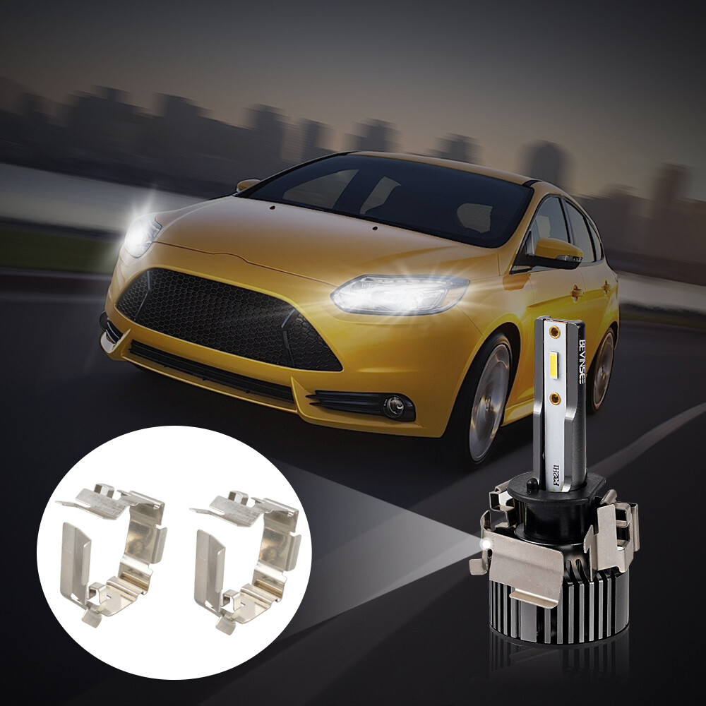 2x H1 LED Headlight Bulbs Base Retainer Adapters Holder High Beam For Ford Focus, bombillas led h1 - Vimarsana News