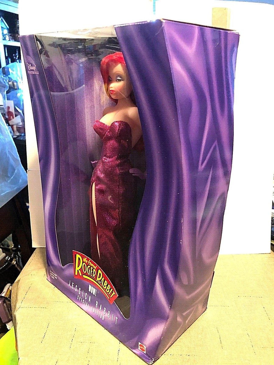 jessica rabbit purple dress Disney Jessica Rabbit Doll { who framed Roger rabbit}