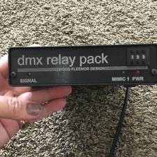 Doug Fleenor Design DMX1REL20A 1-Channel DMX Relay Pack, 20A Max Output