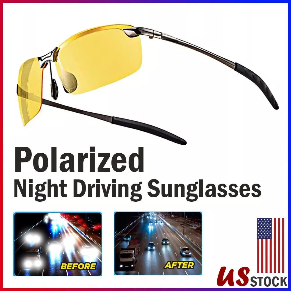 Driving Sunglasses for Men UV Protection Anti Glare Anti