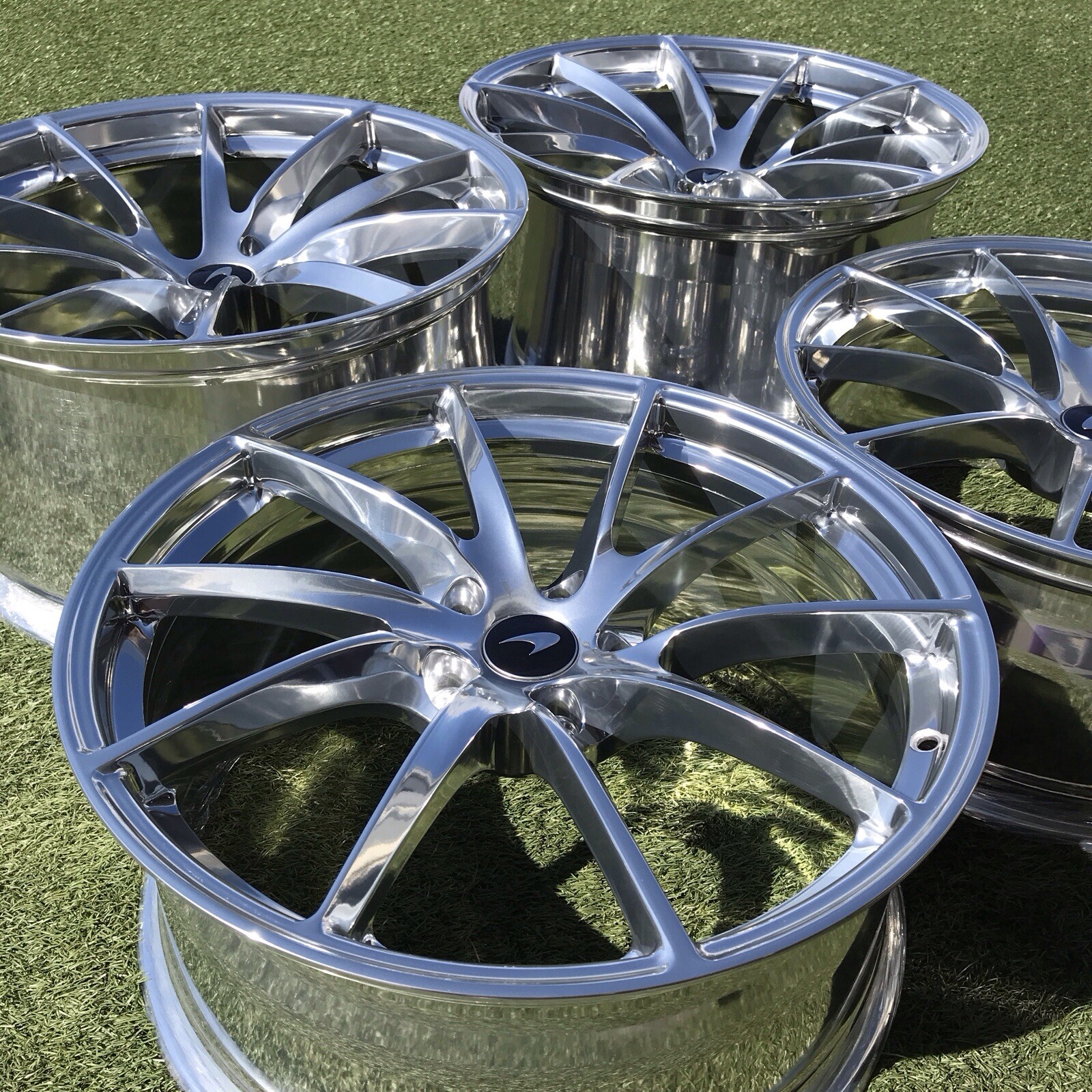 19 20 MCLAREN 720S RIMS STOCK ORIGINAL RIMS OEM 14B0405CP CERAMIC COATED 720 S
