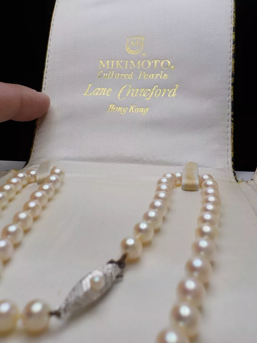 Mikimoto Pearls Signed JKA 835 6MM With Folder eBay