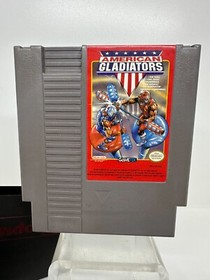 1993 Nintendo NES GameTek American Gladiators Game Inv-730