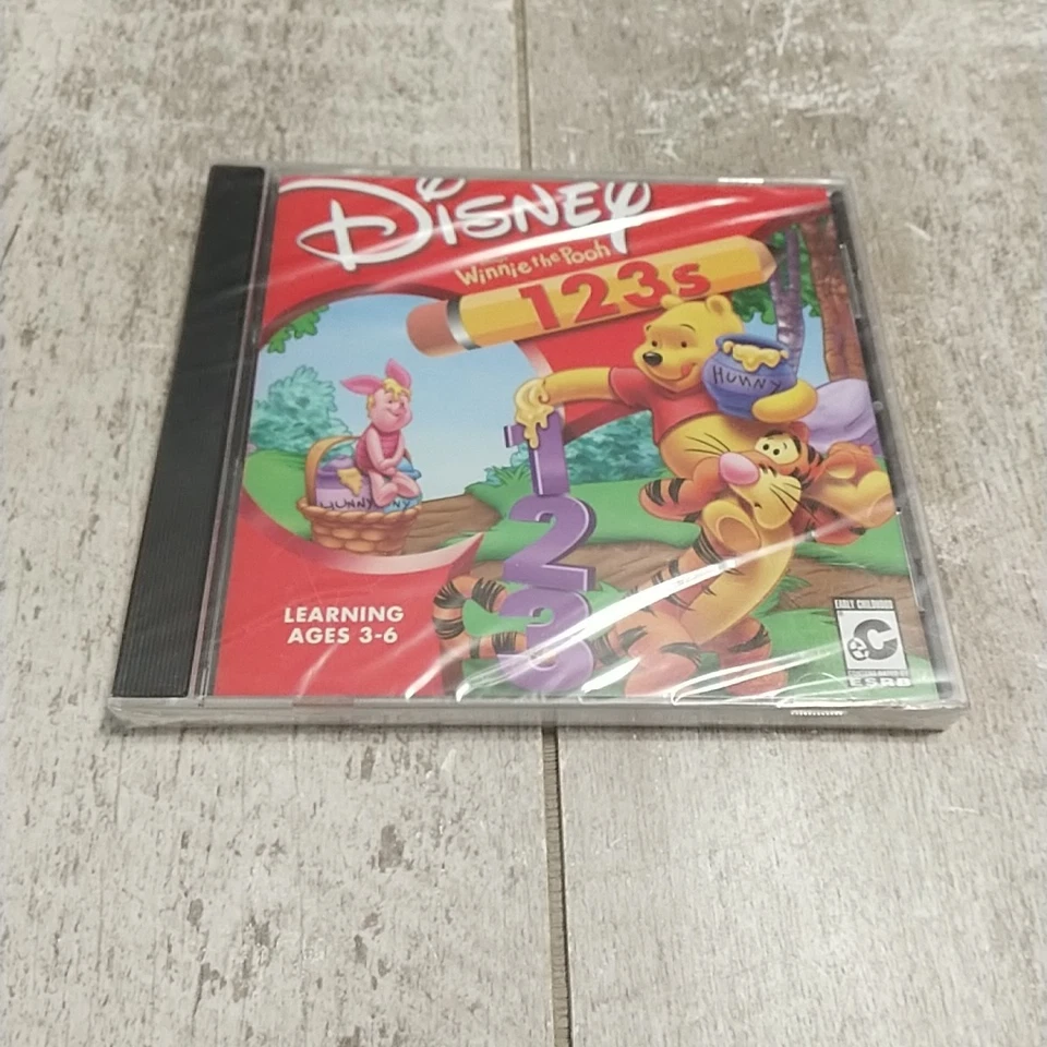 Brand New Disney Winnie the Pooh 1 2 3s for Ages 3-6 Windows PC Mac CD-ROM - Image 4 of 4