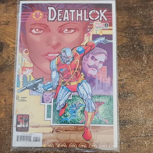🤖 DEATHLOK 50TH ANNIVERSARY SPECIAL #1 DENYS COWAN VARIANT, HIGH GRADE