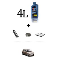 Hoffcar Set Service 3 Filter Und 4L ÖL FüR Hyundai I10 1.2 63Kw Von 2011