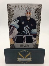 Niklas Kokko 2025-26 Artifacts Rookies Gold Material Dual Jersey Card 352/499