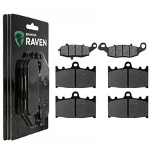 2 Kit plaquettes frein Av G, Av D et Ar Pour Kawasaki Vulcan 1700 Voyager  de 20