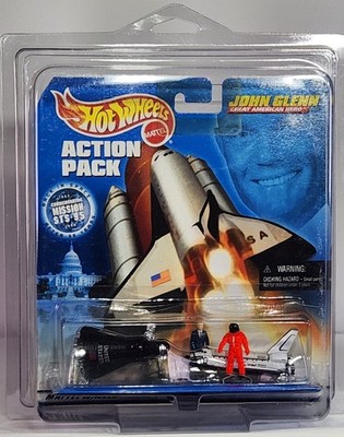 Hot Wheels 1998 Action Pack - John Glenn w/Mercury Friendship 7 and Discovery