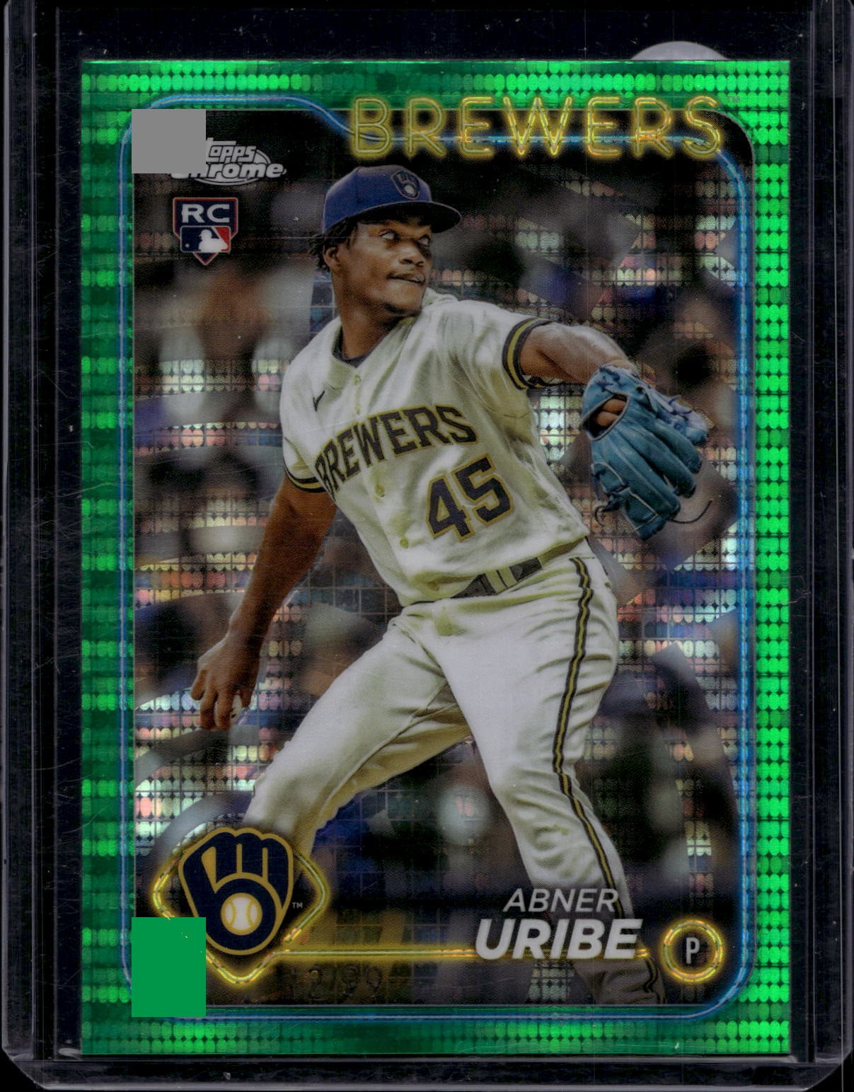 Caelen Carson Topps Chrome #276 Green Sonar