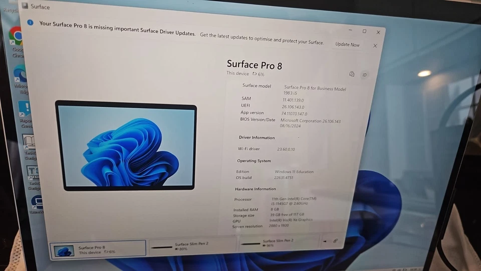 Microsoft Surface Pro 8 - 8GB RAM - 128GB SSD [] - Image 4 of 4