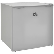 HOMCOM 35L Tabletop Freezer with Adjustable Temperature Wire Shelf Grey
