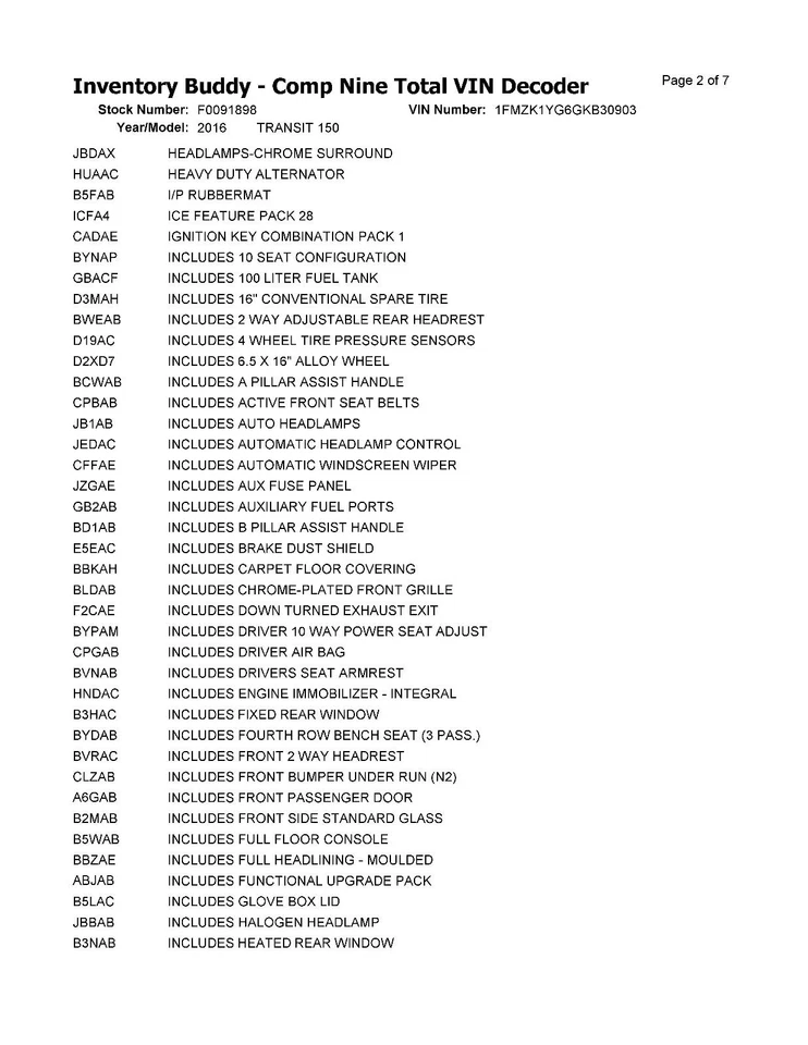 Conjunto de bomba y motor ABS usado se adapta a: Ford Transit 150 2016 montaje grado A Foto 4 de 4