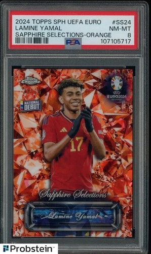 2024 Topps Chrome Lamine Yamal Orange /25